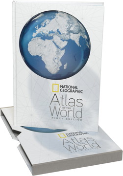 Book cover: National Geographic Atlas of the World, Ninth Edition