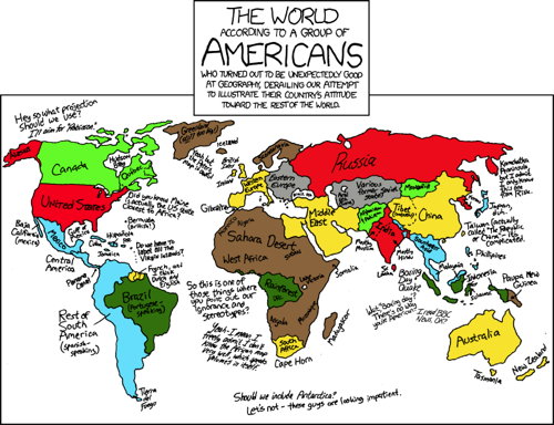 xkcd: The World According to a Group of Americans