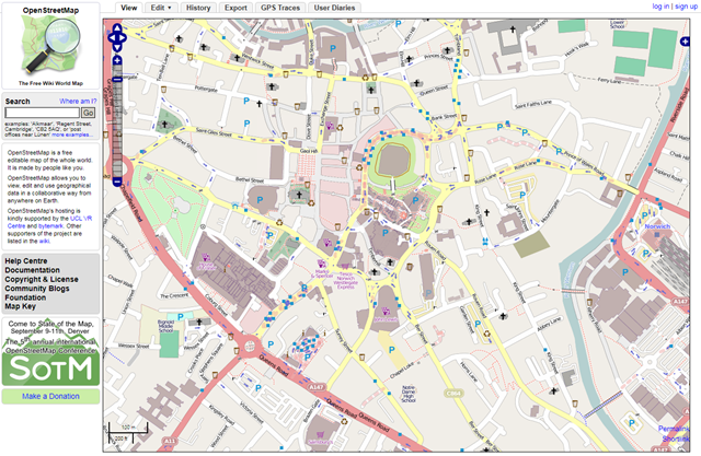 Mapnik tiles in Open Street Map